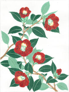 C-611 - Red Camelias