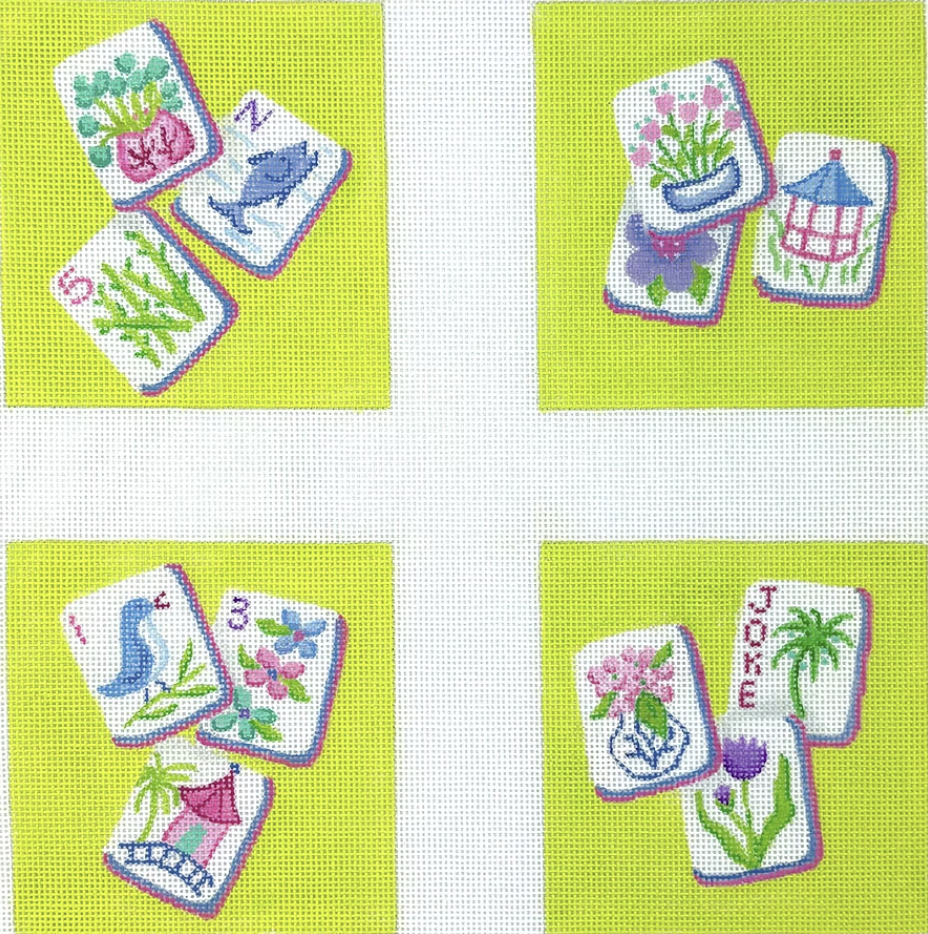 CO4-63 - Mahjong Tiles - Chinoiserie Theme