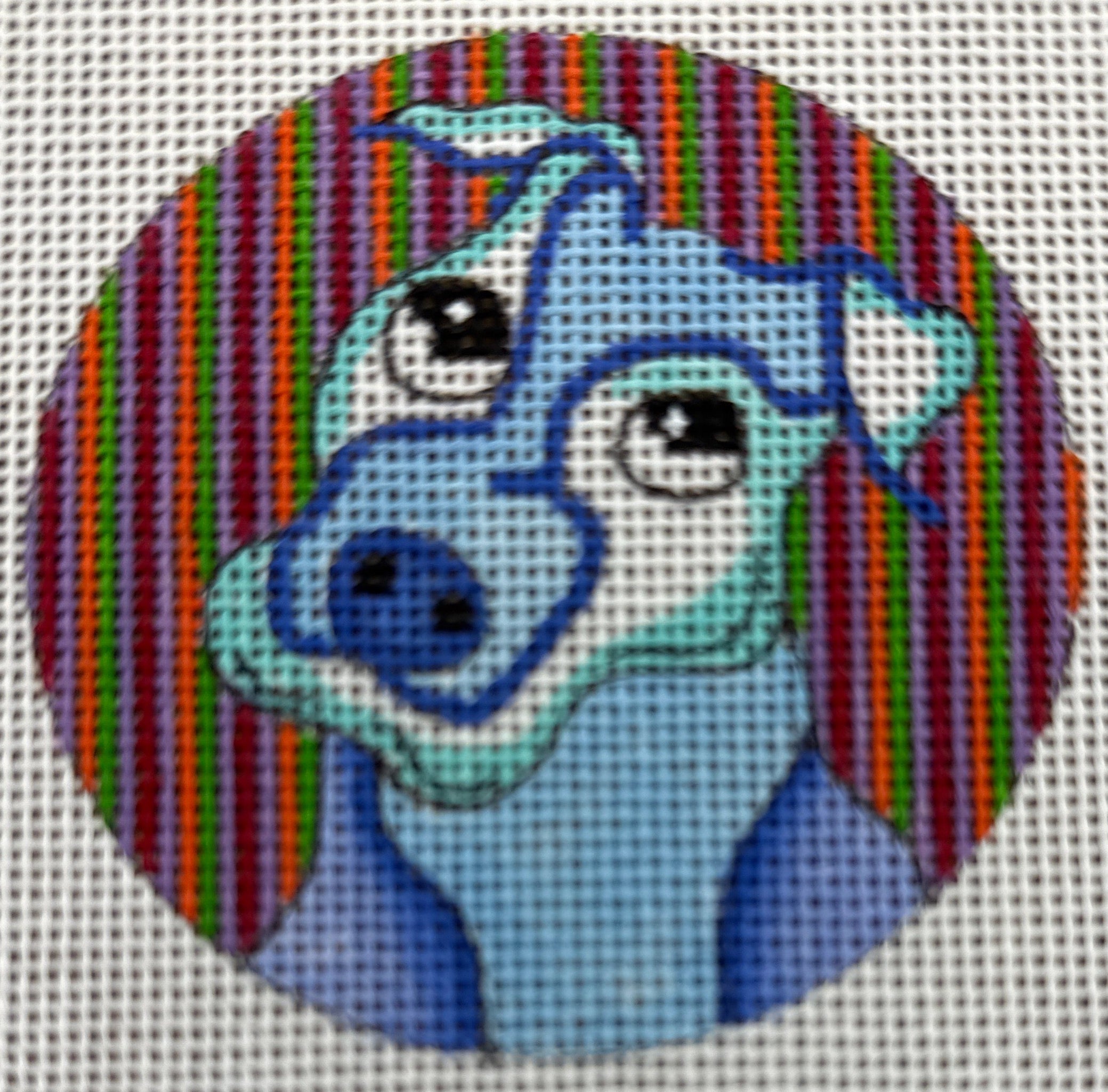 PM806 - Luggage Tag - Blue Dog