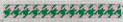 C110 - Houndstooth Kitty Keychain - Pink and Green