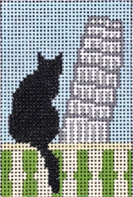 C114C1 - Luggage Tag Cat - Pisa