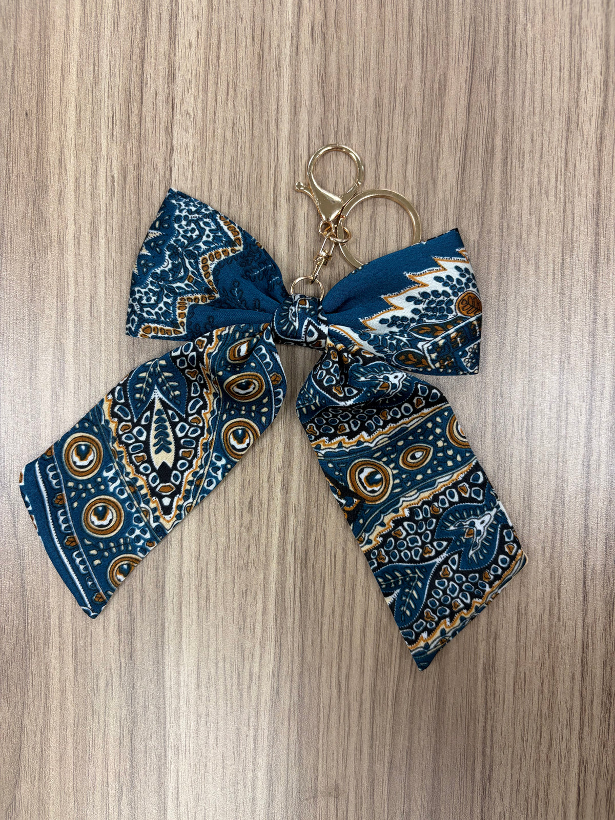 Charming Beads Ribbon Fob