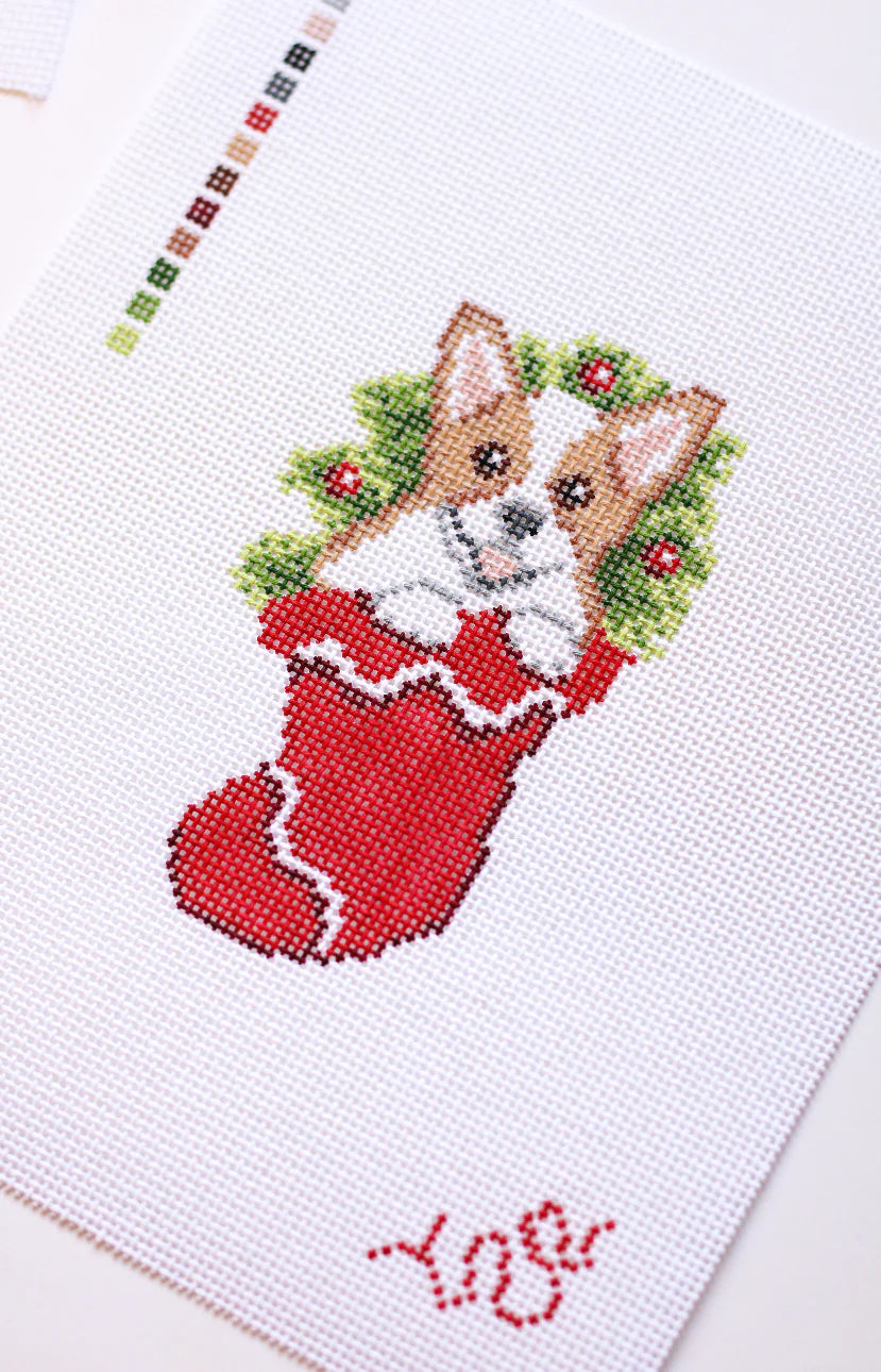 SBS188 - Corgi in a Stocking