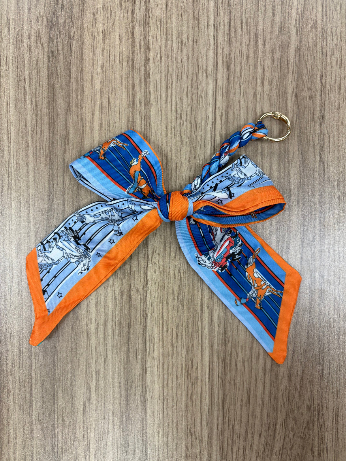Charming Beads Ribbon Fob