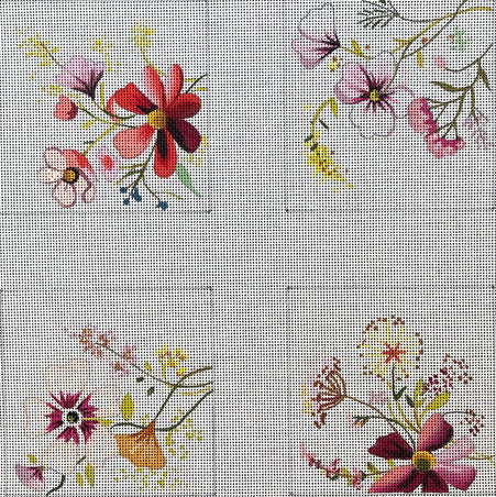 CA402 - Wildflowers Coasters