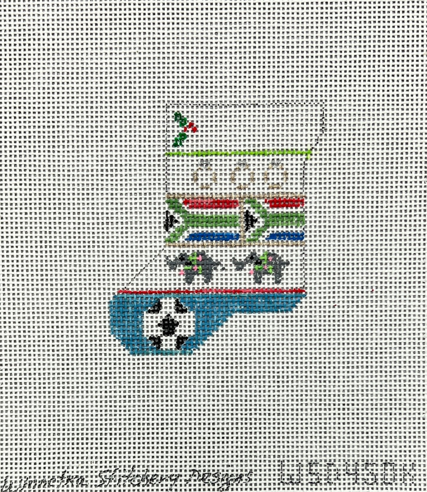 WS450K - South Africa Ornament Mini Sock