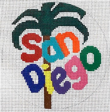 CB-12 - Palm Tree San Diego Ornament