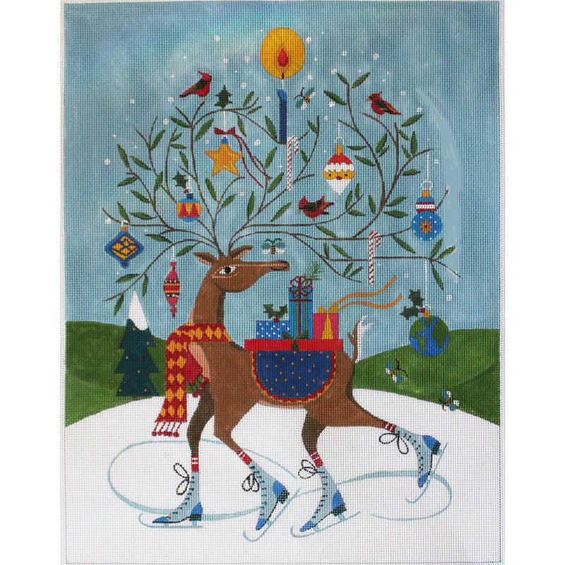 CB1209 - Christmas Reindeer (On Skates)