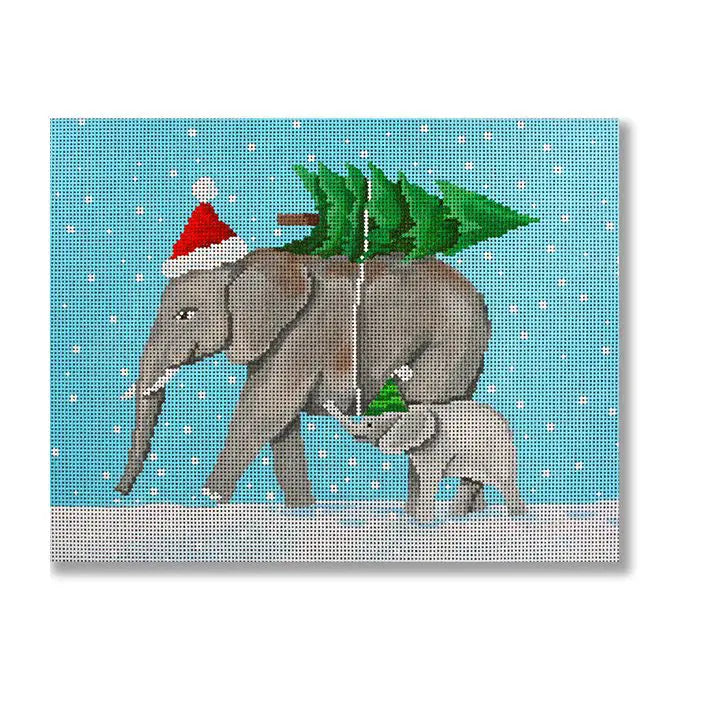 SC-PL08 - Elephants Bringing Home the Tree