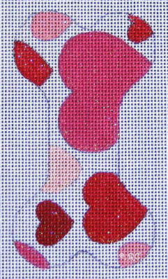 CC23 - Hearts Dog Bone