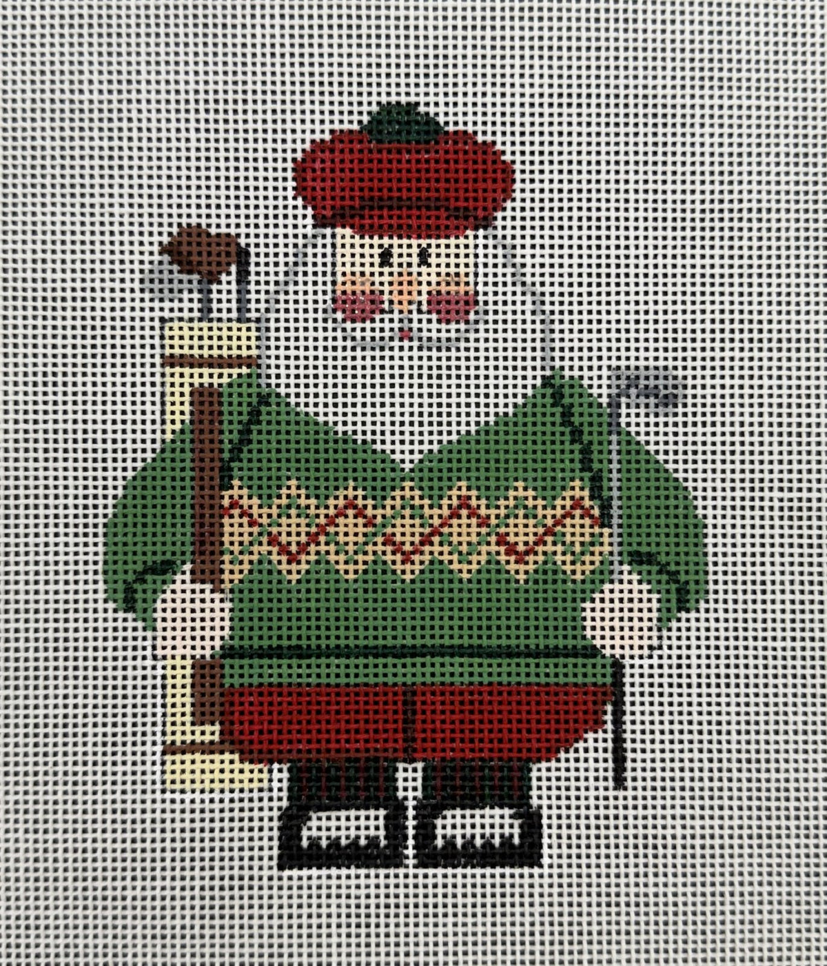 CD804 - Santa, Golf Clubs