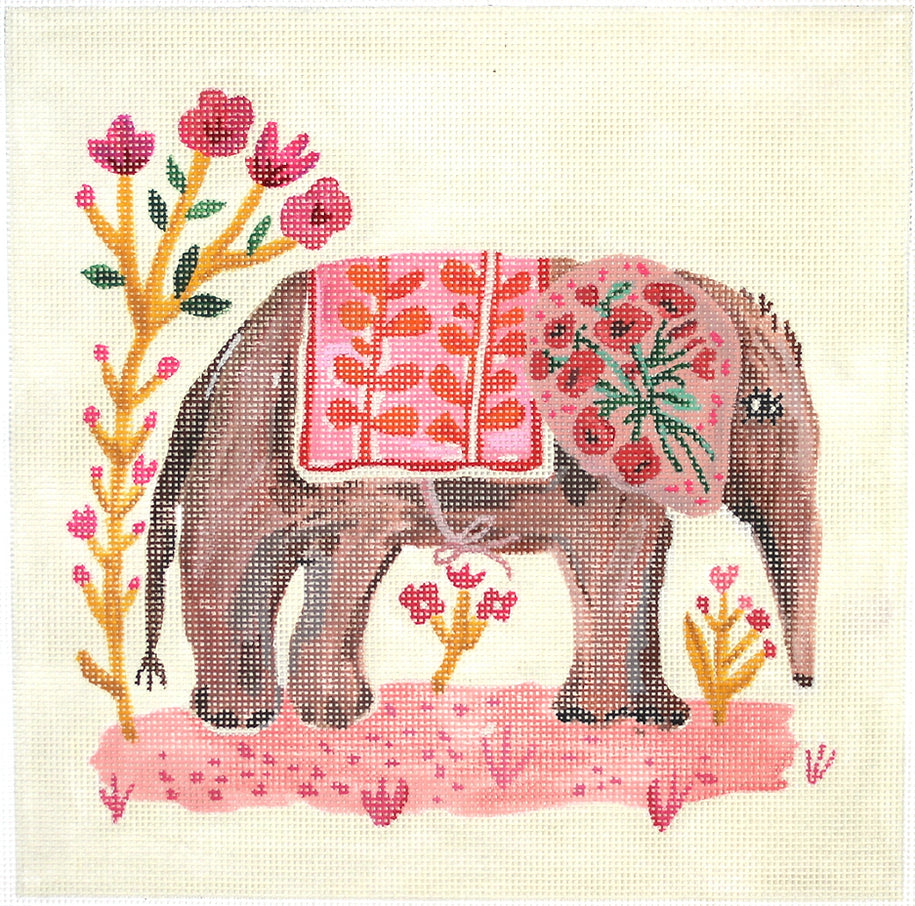 CG-PL-02 - Elephant with Pink Blanket