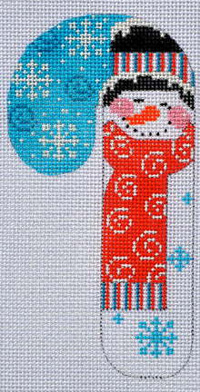 CH-109 - Stripped Hat Snowman Candy Cane