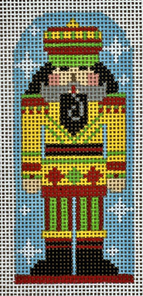 CH-1238 - Yellow Nutcracker with Green Pants Ornament