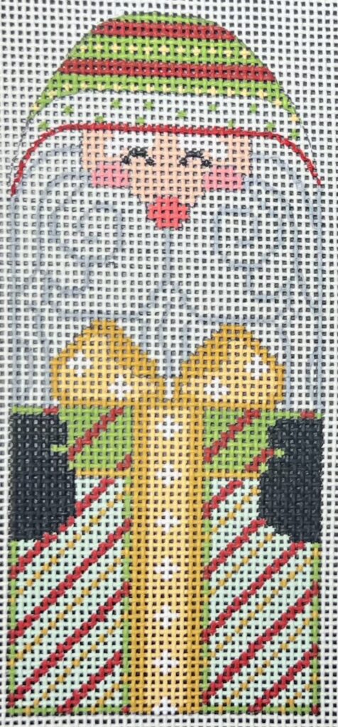 CH-1289 - Santa with White Present Ornament