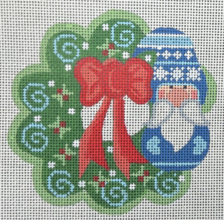 CH-1296 - Wreath Ornament - Gnome