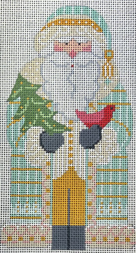 CH-1391 - Father Christmas - Mint Holding a Bird