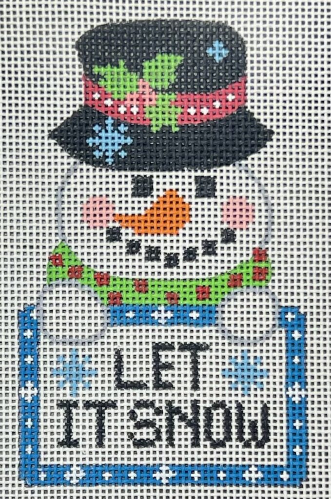 CH-1410 - Snowman Tag - Let it Snow