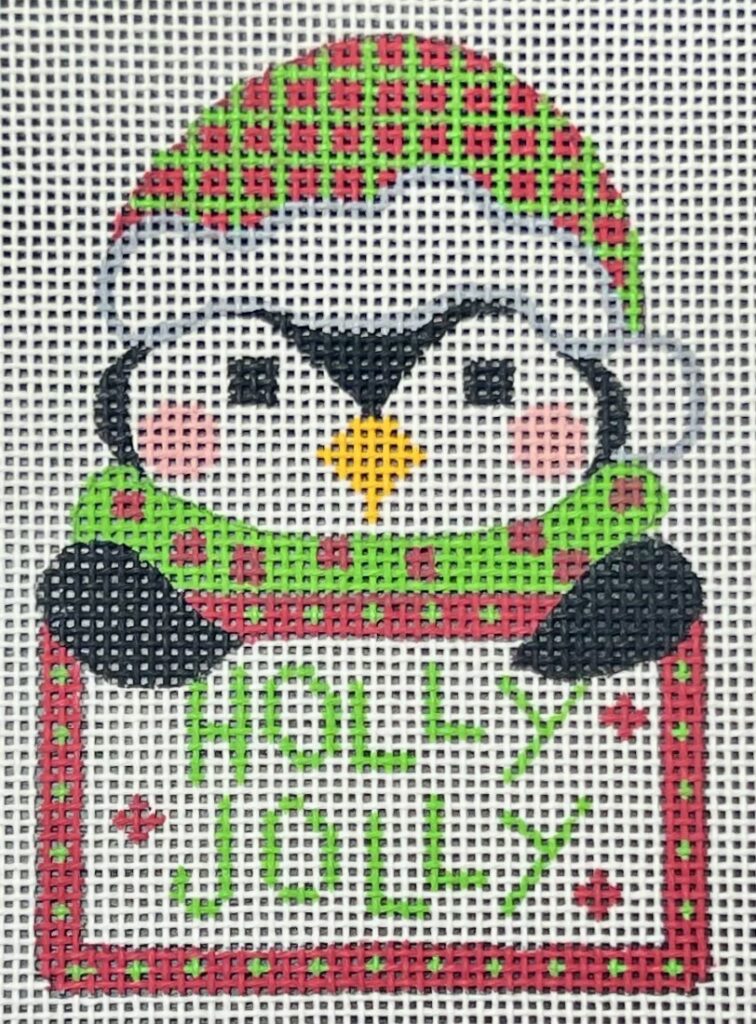 CH-1414 - Penguin Tag - Holly Jolly