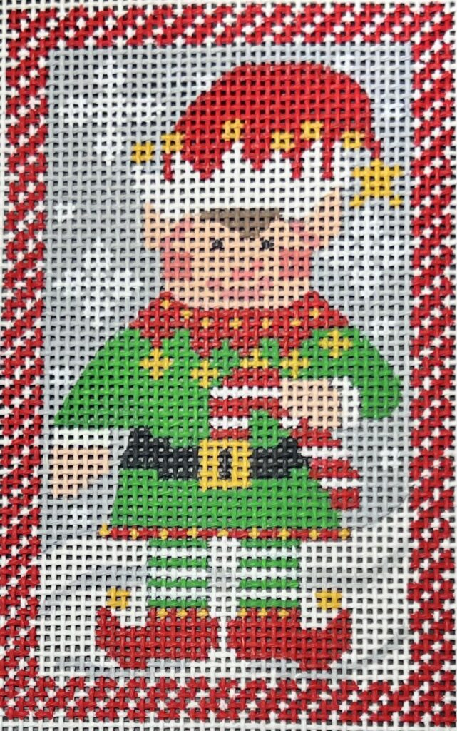 CH-1546 - Elf Holding Holding Candy Cane 13M