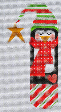 CH-157 -  Heart Penguin Candy Cane