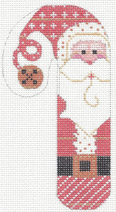 CH-23-13 - Santa Red and White Candy Cane