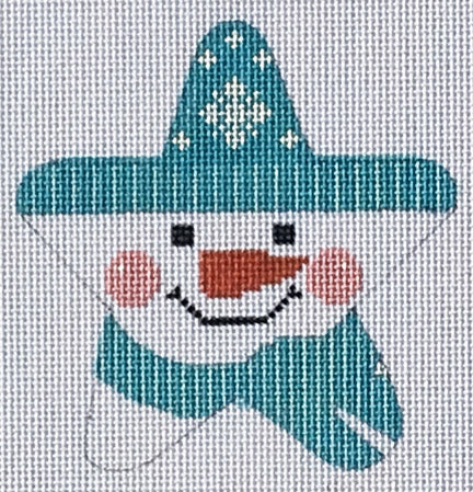 CH-265-13 - Blue Snowman Star