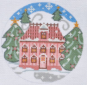 CH-296 - Pink House Ornament