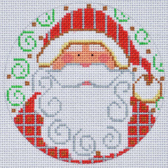 CH-326 - Santa with Checkers Ornament