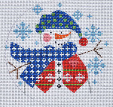 CH-332 - Snowman with Vest Ornament