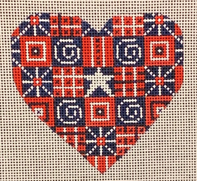 CH-335 - Heart with Swirls Ornament