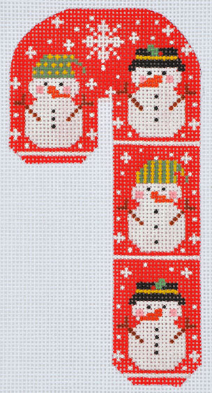 CH-391 - Red Snowman Candy Cane