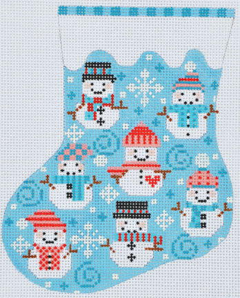 CH-394 - Snowman Mini Stocking