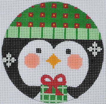 CH-405 - Green Penguin Ornament