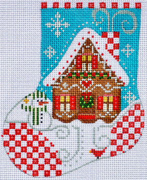 CH-91 - Gingerbread House Mini Stocking