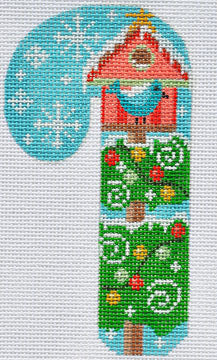 CH-WTP-06 -  Bird House Candy Cane