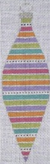 CH107 - Tickled Pink Series - Candy Stripe Teardrop