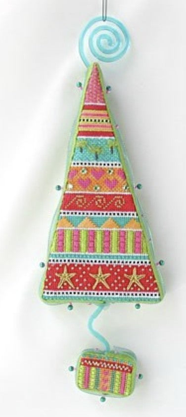 CH107C - Tickled Pink Series - Palm Tree Topiary