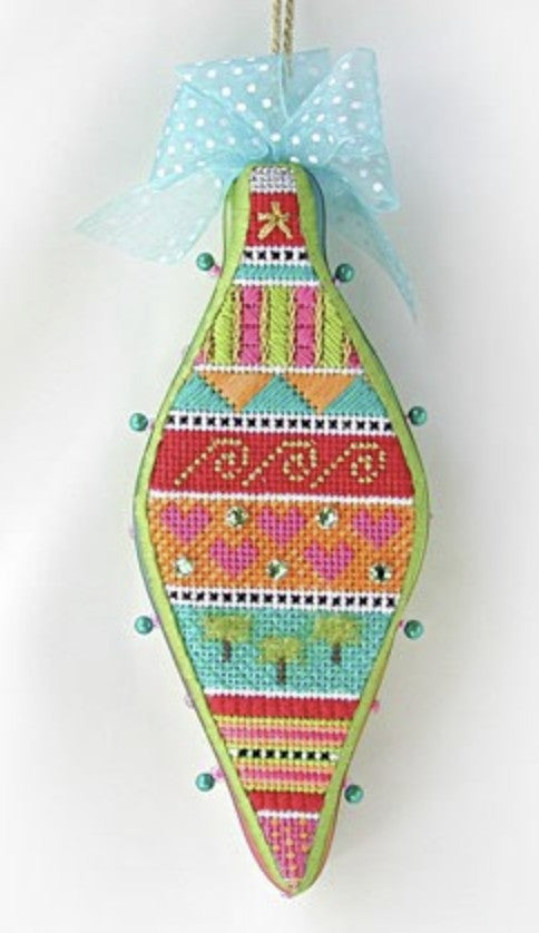 CH107D - Tickled Pink Series - Palm Tree Teardrop