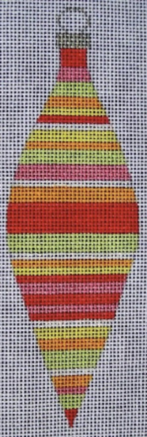 CH110 - Tickled Pink Series - Raspberry Stripe Teardrop