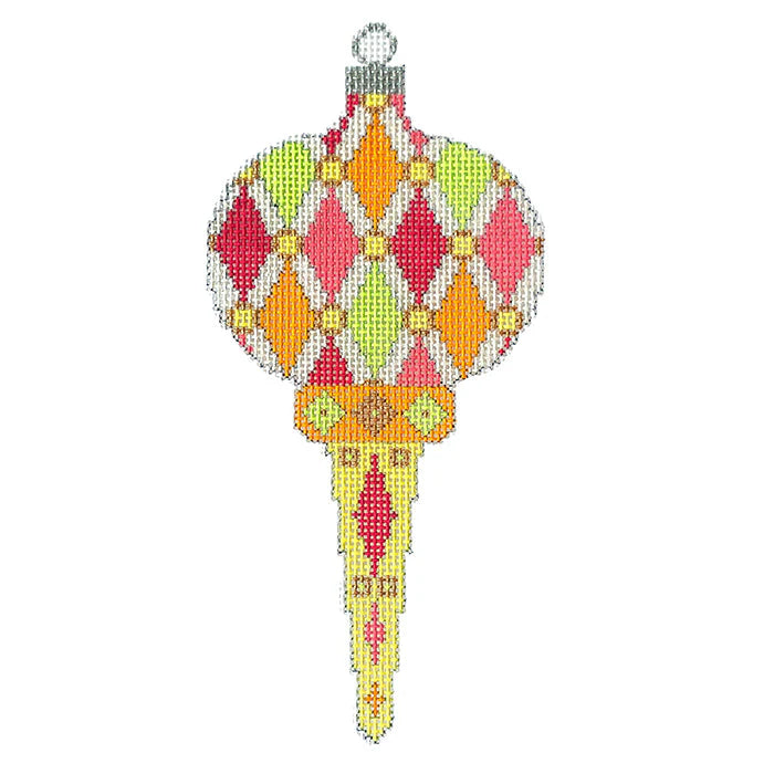 CH112C-2 - Colors of Christmas "Tropical" Finial Ornament