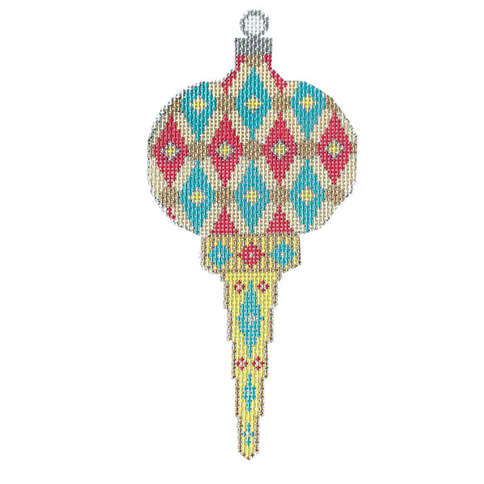 CH113A - Colors of Christmas "Seashore" Finial Ornament