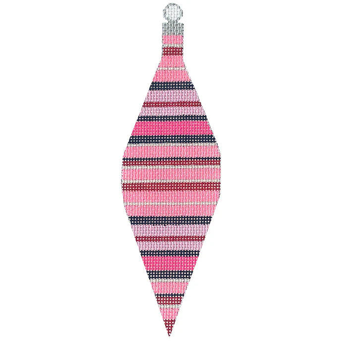 CH114 - Colors of Christmas "Parisian" Teardrop Ornament