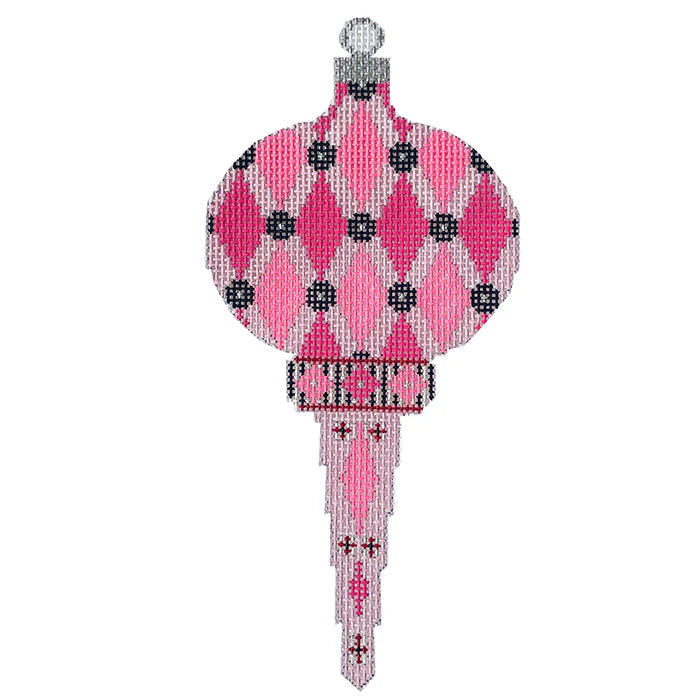 CH114A - Colors of Christmas "Parisian" Finial Ornament