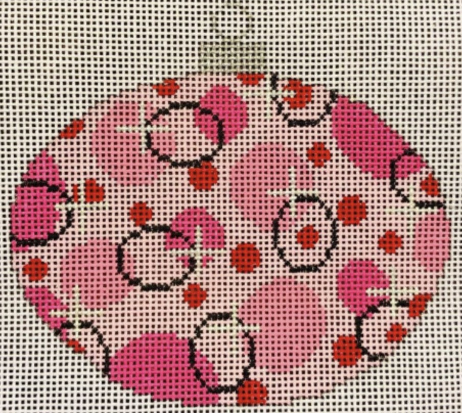 CH114B - Colors of Christmas "Parisian" Oval Ornament