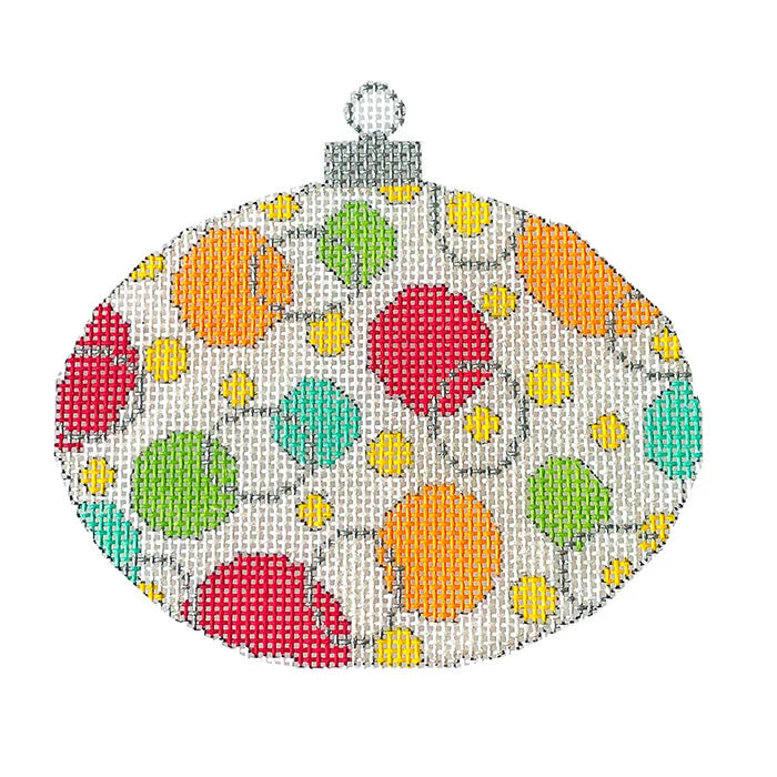 CH115B - Colors of Christmas "Toybox" Oval Ornament