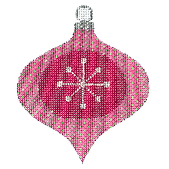 CH116A - Atomic Christmas Pink Star Bauble Ornament