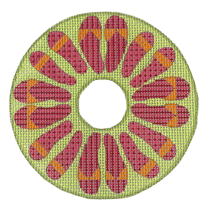 CH201B - Tickled Pink - Flip Flop Wreath