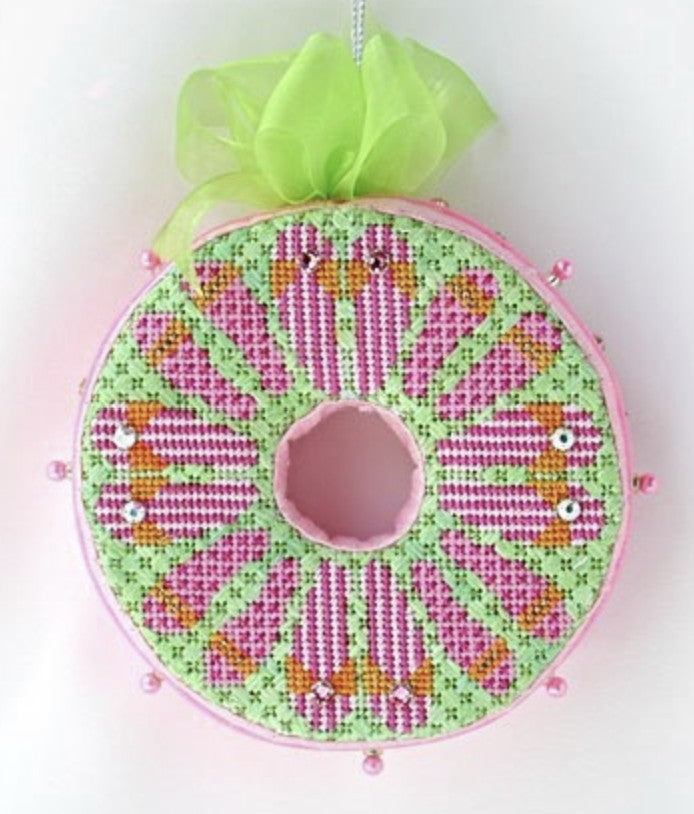 CH201B - Tickled Pink - Flip Flop Wreath