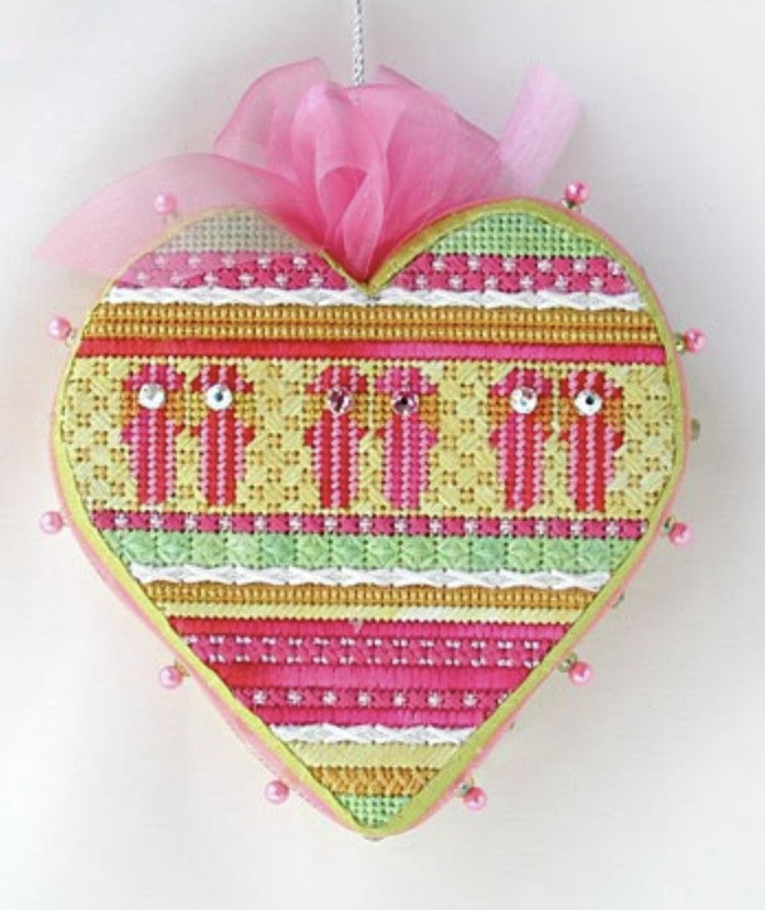 CH201C - Tickled Pink - Flip Flop Heart